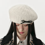 Boogzel Apparel Clouds Over Paris French Beret Hat, view 3