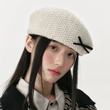 Boogzel Apparel Clouds Over Paris French Beret Hat, view 5