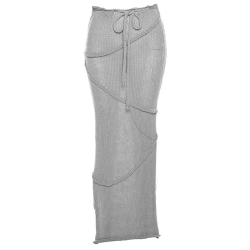 Boogzel Apparel Coastal Knit Crochet Maxi Skirt