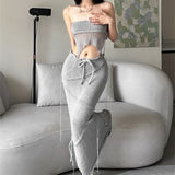 Boogzel Apparel Coastal Knit Crochet Maxi Skirt, view 3