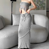 Boogzel Apparel Coastal Knit Crochet Maxi Skirt, view 4