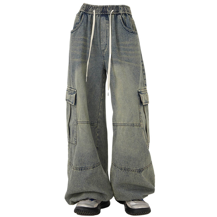 Boogzel Apparel Coffee Break Wide Leg Cargo Pants