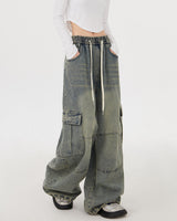 Boogzel Apparel Coffee Break Wide Leg Cargo Pants, view 5