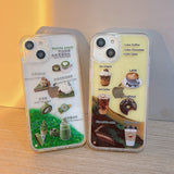 Boogzel Apparel Coffee Cake Quicksand IPhone Case, view 3