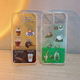 Boogzel Apparel Coffee Cake Quicksand IPhone Case, view 4