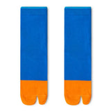 Boogzel Apparel Color Block Split Toe Tabi Socks, view 4
