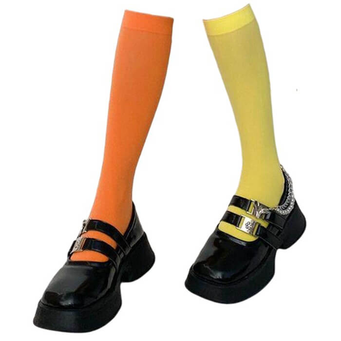 Boogzel Apparel Color Pop Accent Basic Socks