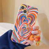 Boogzel Apparel Colorful Heart AirPods Case, view 4