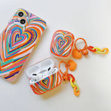 Boogzel Apparel Colorful Heart iPhone Case, view 3