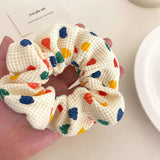 Boogzel Apparel Colorful Hearts Scrunchie, view 2