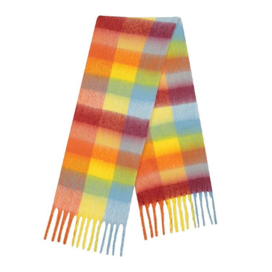 Boogzel Apparel Colorful Plaid Pattern Scarf