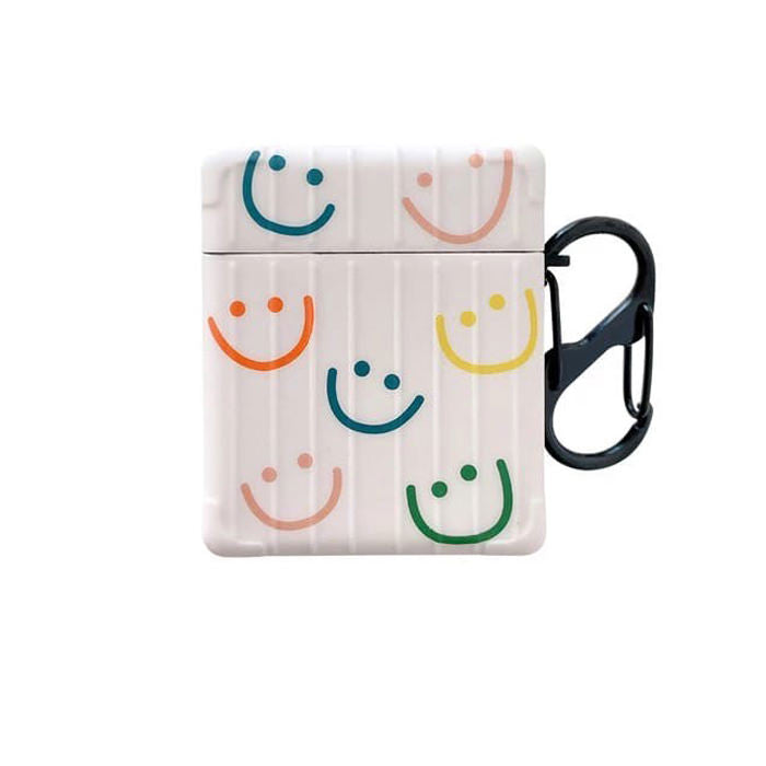 Boogzel Apparel Colorful Smiley Faces AirPods Case