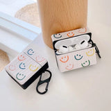 Boogzel Apparel Colorful Smiley Faces AirPods Case, view 3