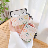Boogzel Apparel Colorful Smiley Faces AirPods Case, view 4