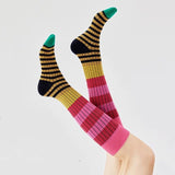 Boogzel Apparel Colorful Striped High Socks, view 5
