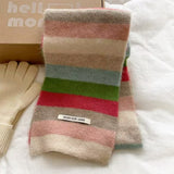 Boogzel Apparel Colorful Striped Indie Kid Scarf, view 4