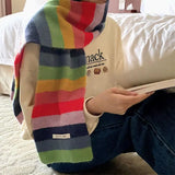 Boogzel Apparel Colorful Striped Indie Kid Scarf, view 5