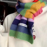 Boogzel Apparel Colorful Striped Indie Kid Scarf, view 6