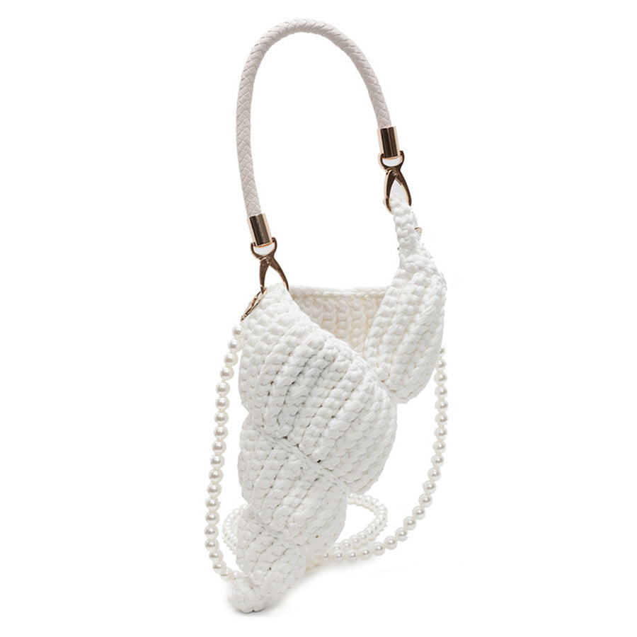 Boogzel Apparel Conch Shell Knit Crochet Bag