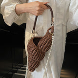 Boogzel Apparel Conch Shell Knit Crochet Bag, view 3
