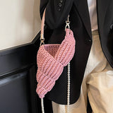 Boogzel Apparel Conch Shell Knit Crochet Bag, view 4