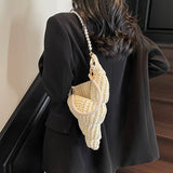 Boogzel Apparel Conch Shell Knit Crochet Bag, view 5