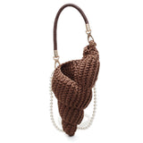 Boogzel Apparel Conch Shell Knit Crochet Bag, view 6