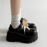 Boogzel Apparel Contrast-Laced Chunky Platform Boots, view 5