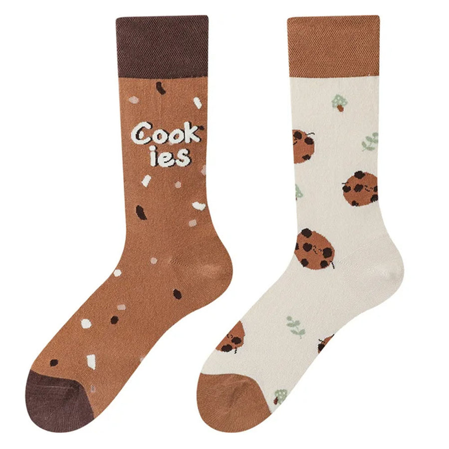 Boogzel Apparel Cookies Mismatched Socks