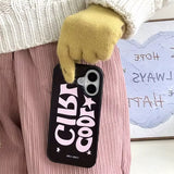 Boogzel Apparel Cool Girl Aesthetic iPhone Case, view 3