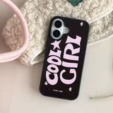 Boogzel Apparel Cool Girl Aesthetic iPhone Case, view 4
