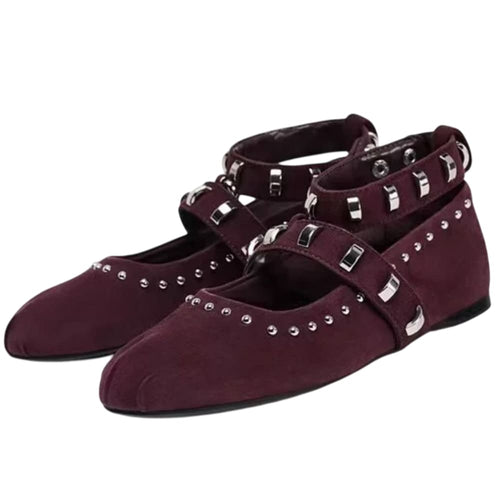 Boogzel Apparel Copenhagen Girl Studded Ballet Flats