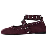 Boogzel Apparel Copenhagen Girl Studded Ballet Flats, view 2