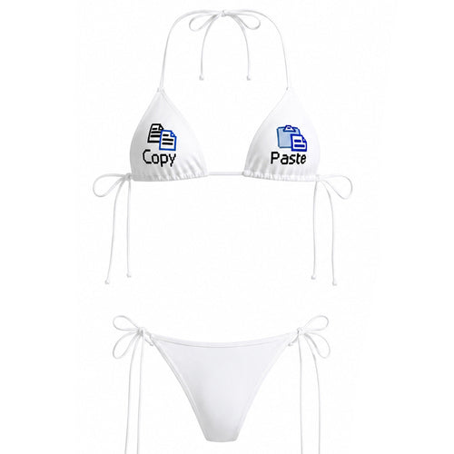 Boogzel Apparel Copy Paste Triangle Bra Set