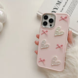Boogzel Apparel Coquette Aesthetic Bow iPhone Case, view 2