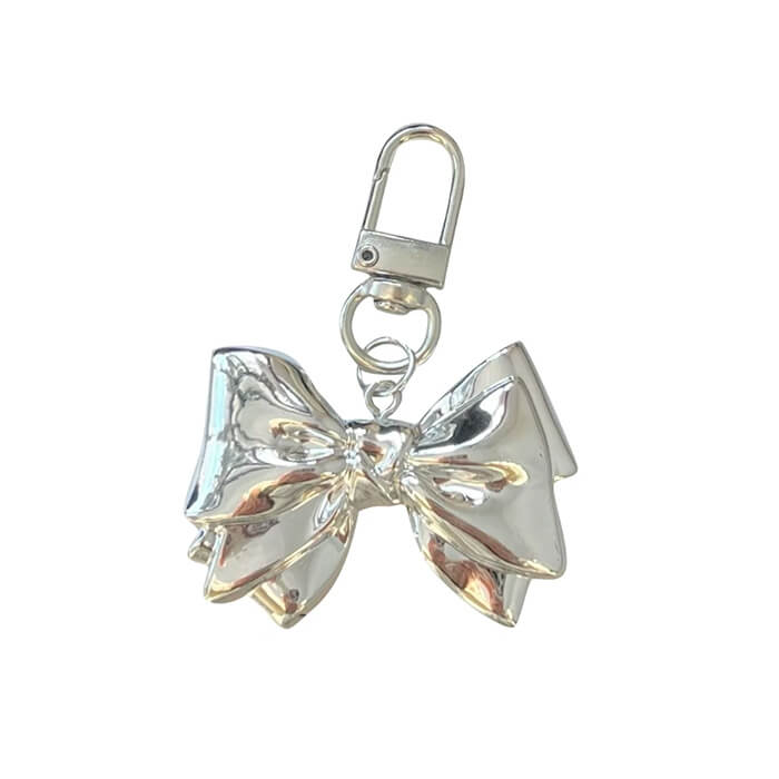 Boogzel Apparel Coquette Aesthetic Bow Keychain