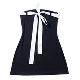 Boogzel Apparel Coquette Aesthetic Bow Mini Dress, view 6