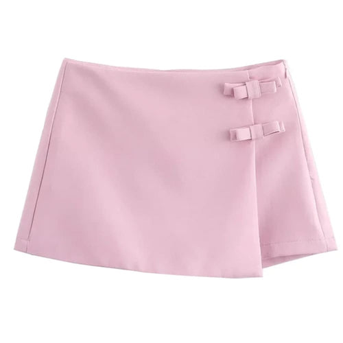Boogzel Apparel Coquette Aesthetic Bow Mini Skort