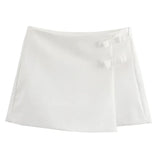 Boogzel Apparel Coquette Aesthetic Bow Mini Skort, view 3