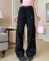Boogzel Apparel Coquette Aesthetic Bow Pants, view 4