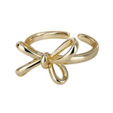 Boogzel Apparel Coquette Aesthetic Bow Ring, view 2