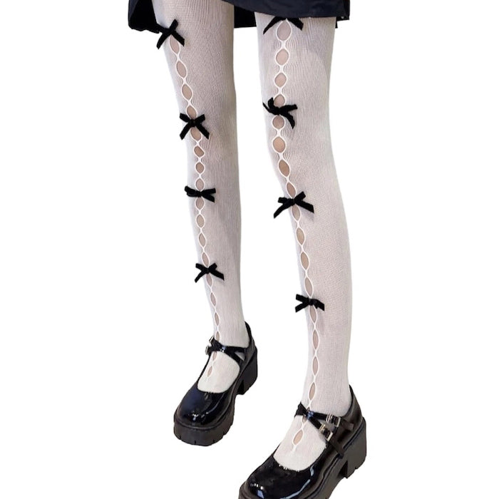 Boogzel Apparel Coquette Aesthetic Bow Tights