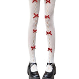 Boogzel Apparel Coquette Aesthetic Bow Tights, view 3