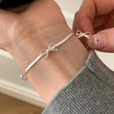 Boogzel Apparel Coquette Aesthetic Bows Bracelet, view 2