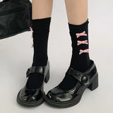 Boogzel Apparel Coquette Aesthetic Bows Socks, view 5