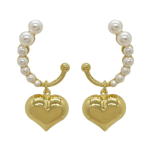 Boogzel Apparel Coquette Aesthetic Mini Heart Earrings