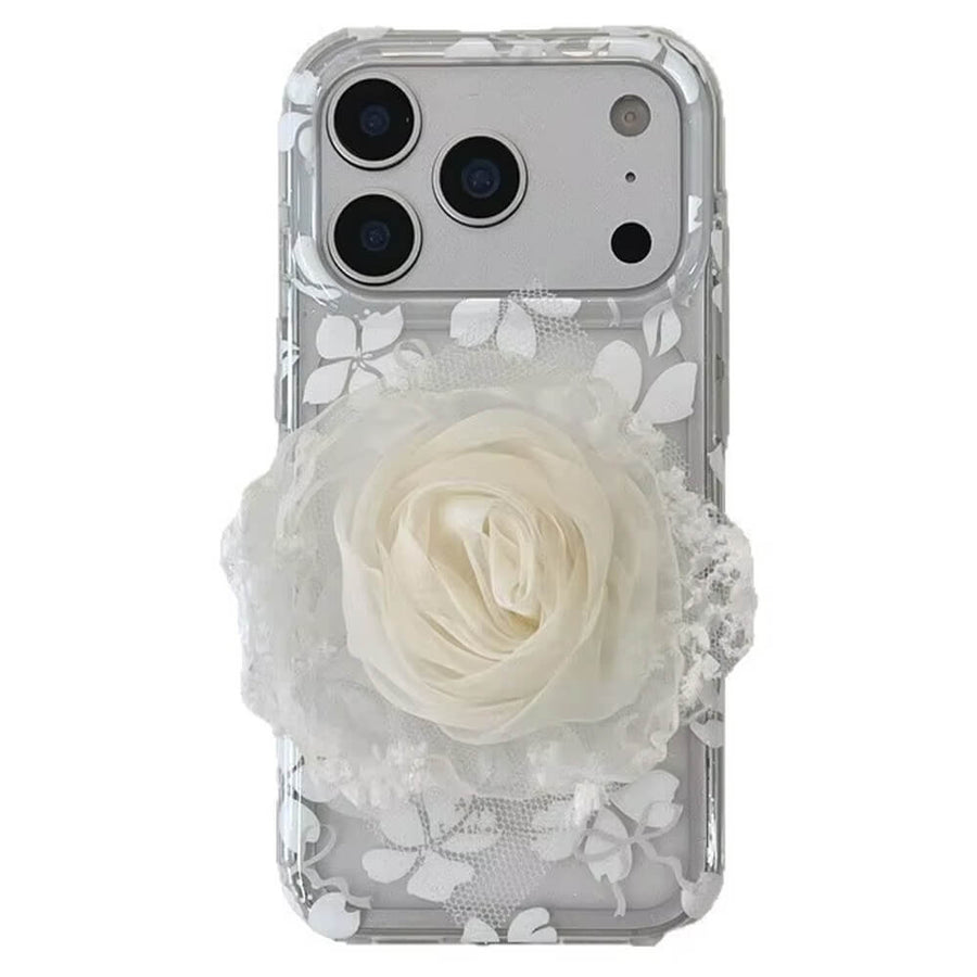 Boogzel Apparel Coquette Aesthetic Rose iPhone Case