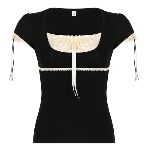 Boogzel Apparel Coquette Aesthetic Ruched Top