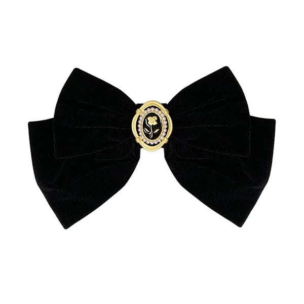Boogzel Apparel Coquette Aesthetic Velvet Hair Bow