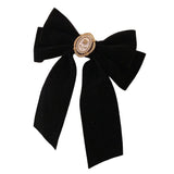 Boogzel Apparel Coquette Aesthetic Velvet Hair Bow, view 2